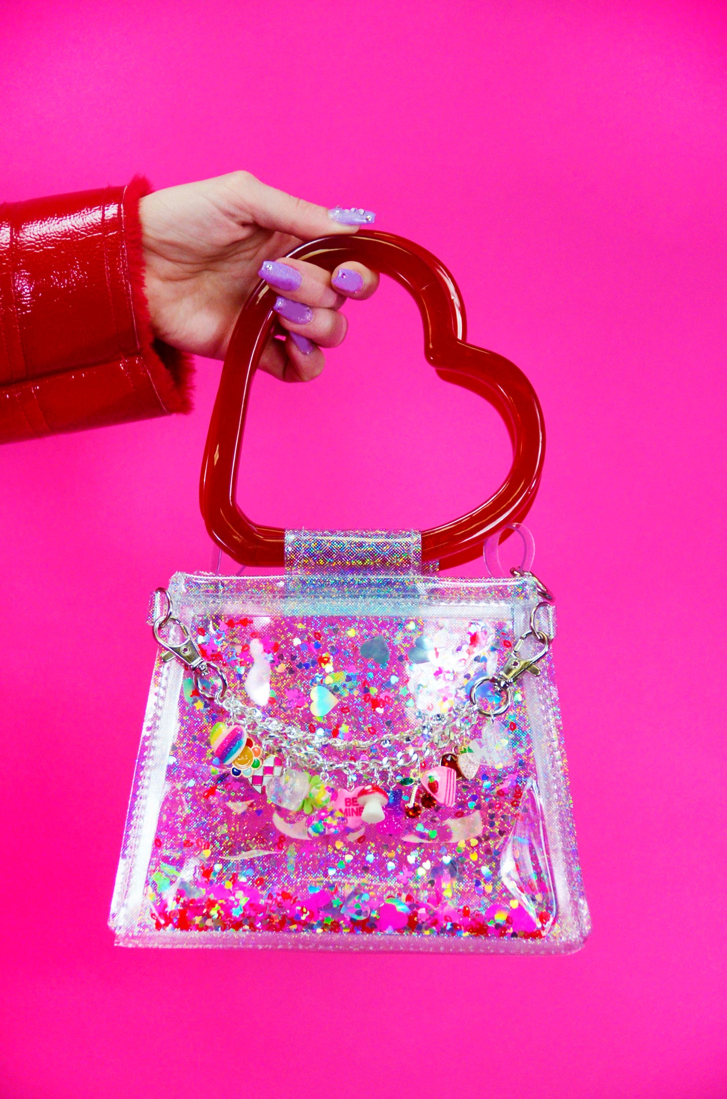 Trixy Starr x Electric Bubblegum Love Bomb Purse