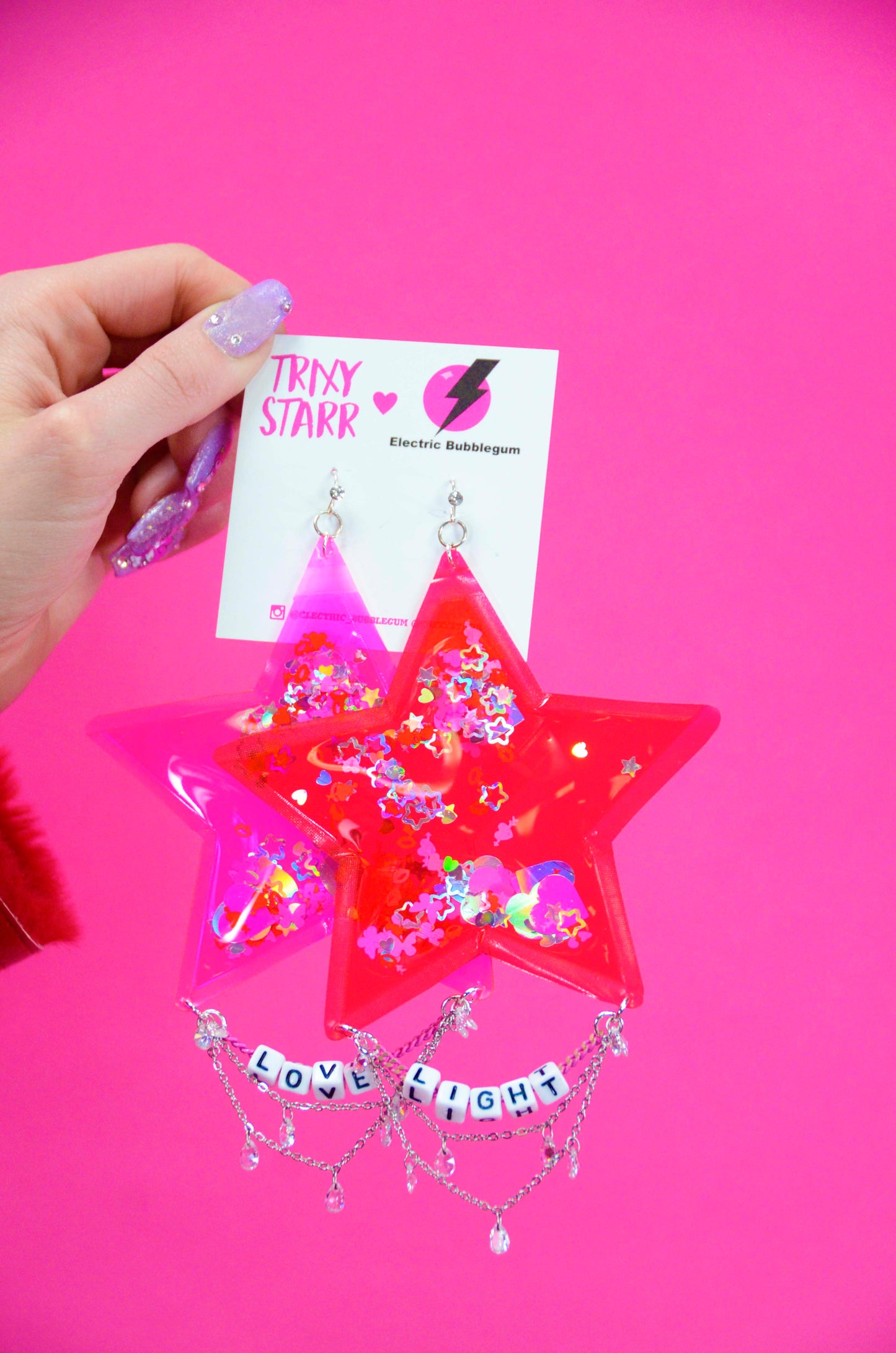 Trixy Starr x Electric Bubblegum Match made in Heaven Earrings