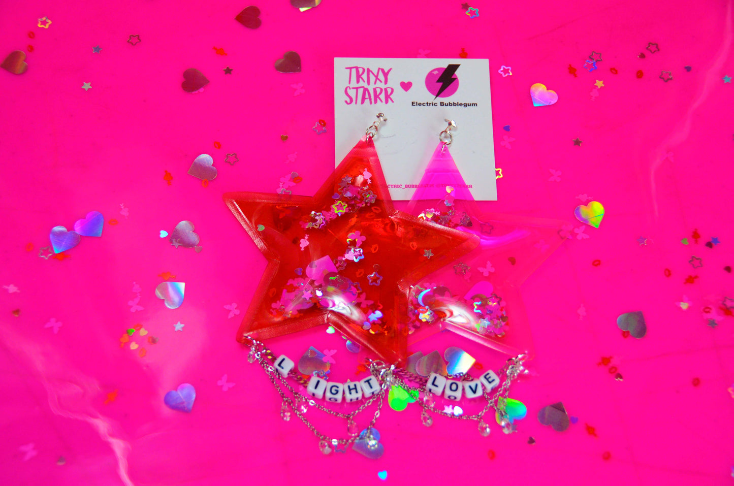 Trixy Starr x Electric Bubblegum Match made in Heaven Earrings