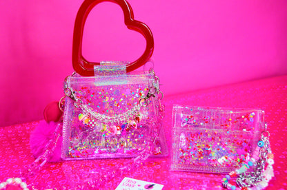 Trixy Starr x Electric Bubblegum Love Bomb Purse