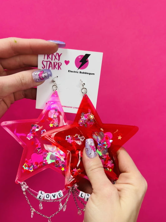 Trixy Starr x Electric Bubblegum Match made in Heaven Earrings