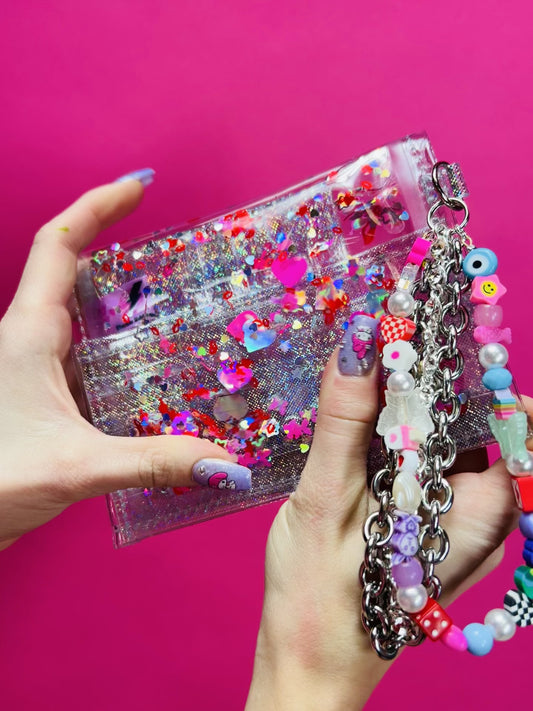 Trixy Starr x Electric Bubblegum Glitter Crush Wallet