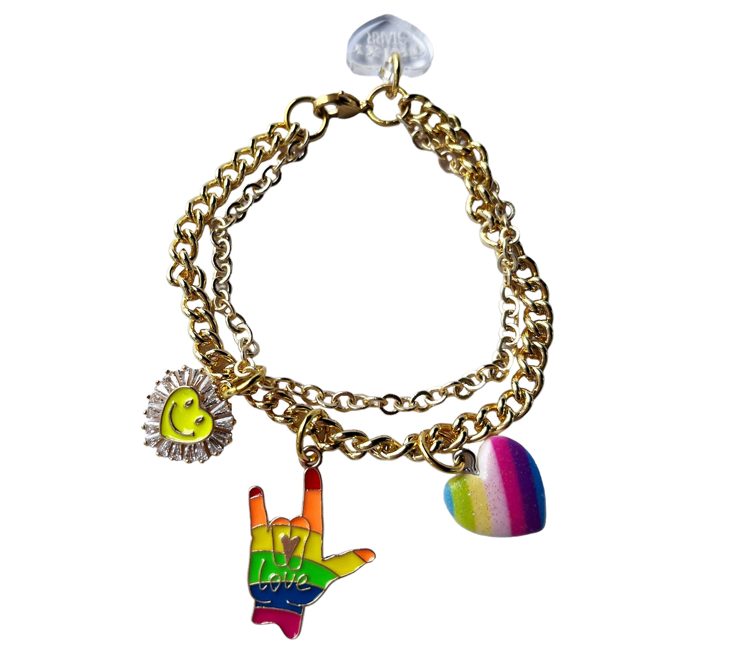 Pride charm bracelet